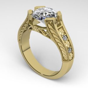 Custom Diamond Ring Design - Honey Jewelers