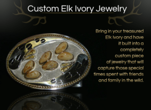 custom elk ivory jewelry Missoula MT